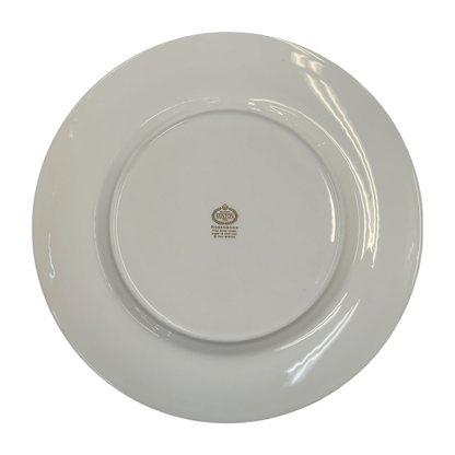 MINTON ミントン ROSENBORG ローゼンブルグ プレート 27cm 陶磁器 金彩 蝶々 ホワイト/ブラック ROSENB10P 中古 T1