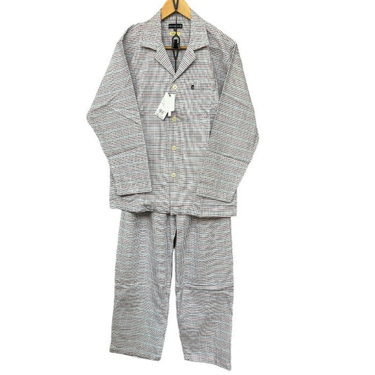 Munsingwear マンシングウェア パジャマ 上下セット チェック メンズ M 寝間着 長袖 秋 冬 春 中古 W４