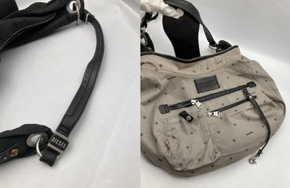 DIESEL ディーゼル スタッズ 2WAY ショルダーバッグ 中古 D4