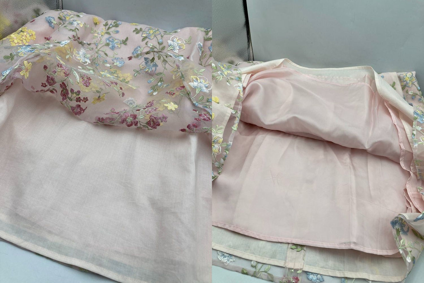 TOCCA トッカ FLOWER WALTS 宝塚宙組 星風まどかコラボ 刺繍 ドレス ワンピース サイズ2 中古 D4