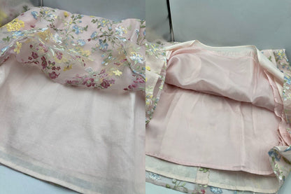 TOCCA トッカ FLOWER WALTS 宝塚宙組 星風まどかコラボ 刺繍 ドレス ワンピース サイズ2 中古 D4