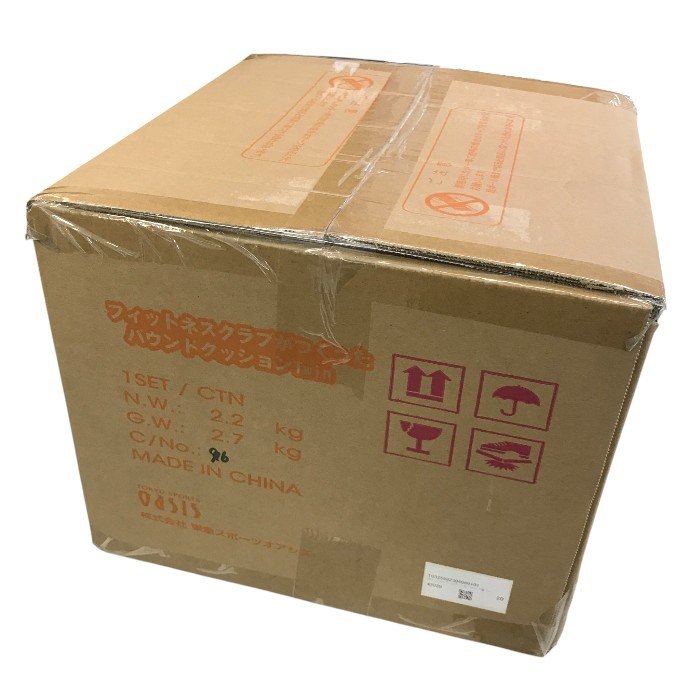 東急スポーツオアシス バウンドクッションTwin (ツイン) バネアシスト 高機能 フィットネスクッション コンパクト 下半身 筋トレ (オレンジ) 中古 Y1