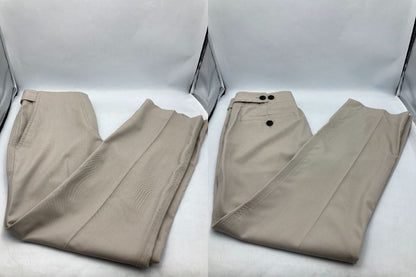 Theory セオリー ギャバジン ストレートワイドパンツ Tailor GAB WP401A サイズ0 中古 D4