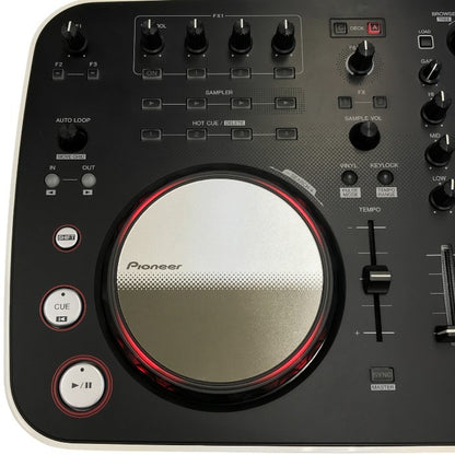 Pioneer DJコントローラー ホワイト/ブラック LED エフェクト ホームDJ ミックス DDJ-ERGO-V 中古 T1