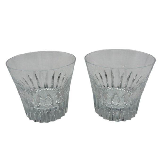 Baccarat バカラ ヴィータ ペア ロックグラス 洋食器 ブランド おしゃれ 酒器 アルコール 中古 W1