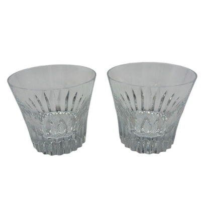 Baccarat バカラ ヴィータ ペア ロックグラス 洋食器 ブランド おしゃれ 酒器 アルコール 中古 W1