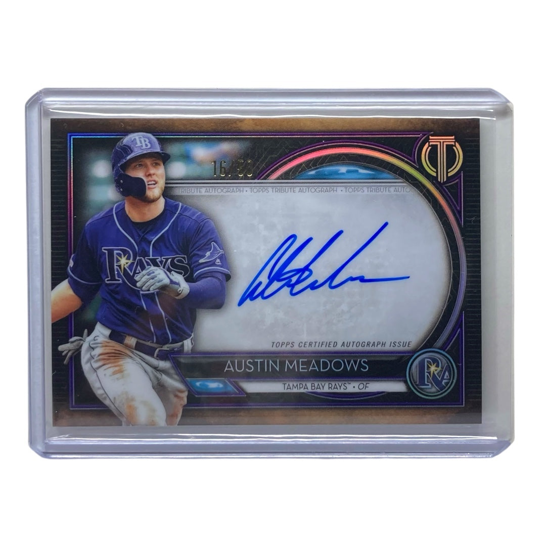 TOPPS MLBカード TRIBUTE AUSTIN MEADOWS RAYS 16/50 #TA-AM 中古 IT2