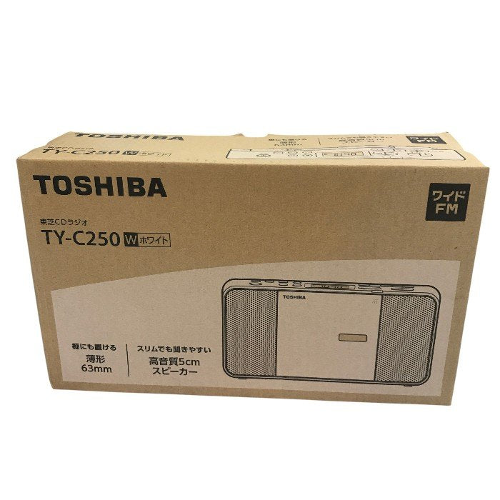 TOSHIBA 東芝 CDラジオ TY-C250-W 中古 Y1