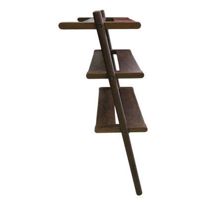 cosine コサイン シューラック 下駄箱 収納ラック シューズラック 立て掛け ウォルナット SR-04CW 中古 T1