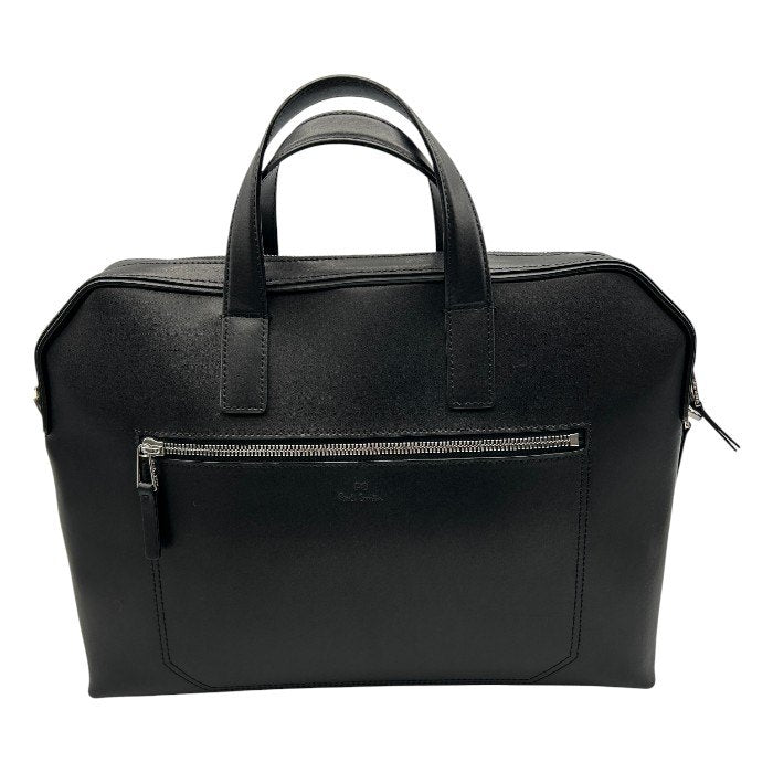 PS Paul Smith ピーエス ポールスミス ブリーフケース ブラック バッグ メンズ レザー 本革 ビジネスバッグ 中古 W1