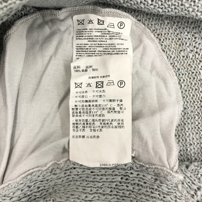 EMPORIO ARMAN エンポリオアルマーニ カーディガン ハイネック ボタン ライトグレー サイズ44 中古 N1