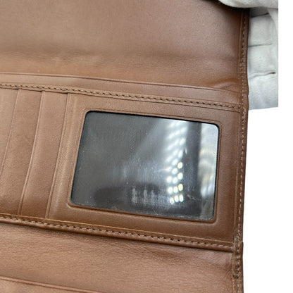COACH シグネチャー ブラウン 長財布 コーチ レディース 小銭入れ 札入れ カード入れ 中古 W1