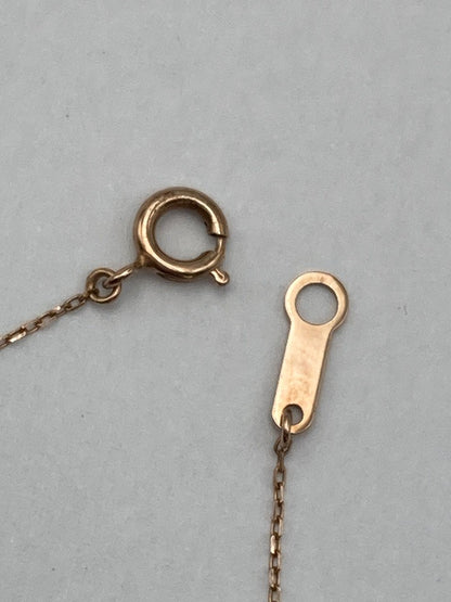 4℃ ヨンドシー シルバー ペリドット ネックレス 中古 D4
