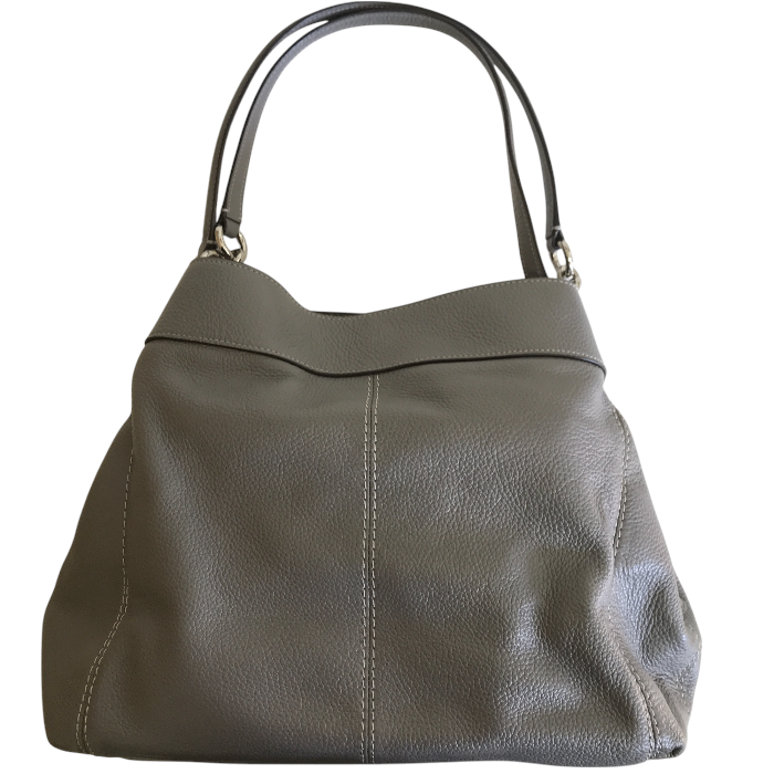 コーチ トート バッグ F28997 グレー レザー COACH 鞄 ブランド おしゃれ 中古 W1