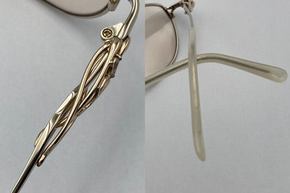 Jewel ジュエル フルリム 1/20 12KGF メガネフレーム/サングラス  JE-106 中古 D4