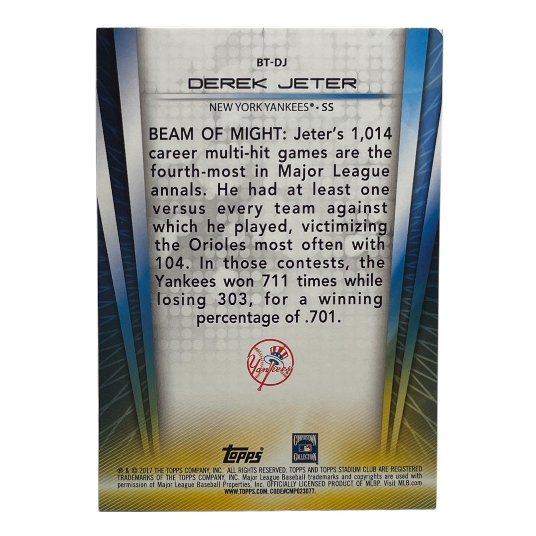 TOPPS MLBカード STADIUM CLUB DEREK JETER NEW YORK YANKEES #BT-DJ 中古 IT2