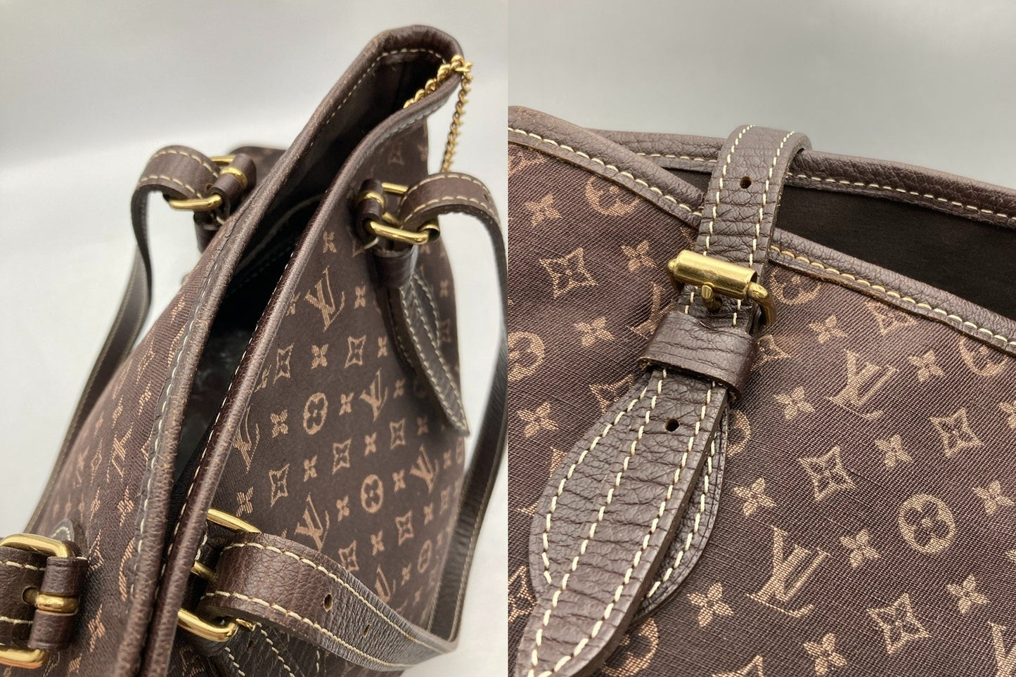 LOUIS VUITTON ルイヴィトン モノグラム ミニラン バケットPM M95226 中古 D4