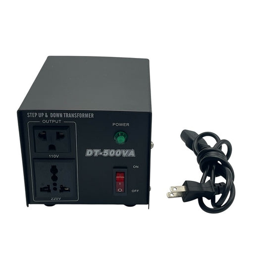変圧器 DT-500A ポータブル 旅行 昇圧 降圧 110V 220V 中古 R4