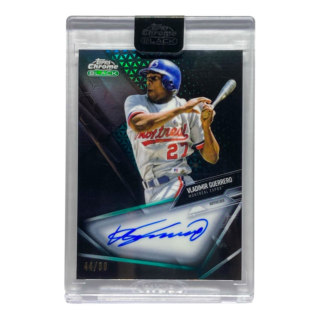TOPPS MLBカード CHROME BLACK VLADIMIR GUERRERO EXPOS 44/99 #CBA-VG 中古 IT2