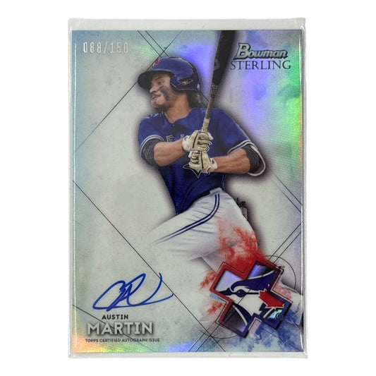 TOPPS MLBカード BOWMAN STERLING AUSTIN MARTIN TORONTO BLUE JAYS 088/150 #BSPA-AM 中古 IT1