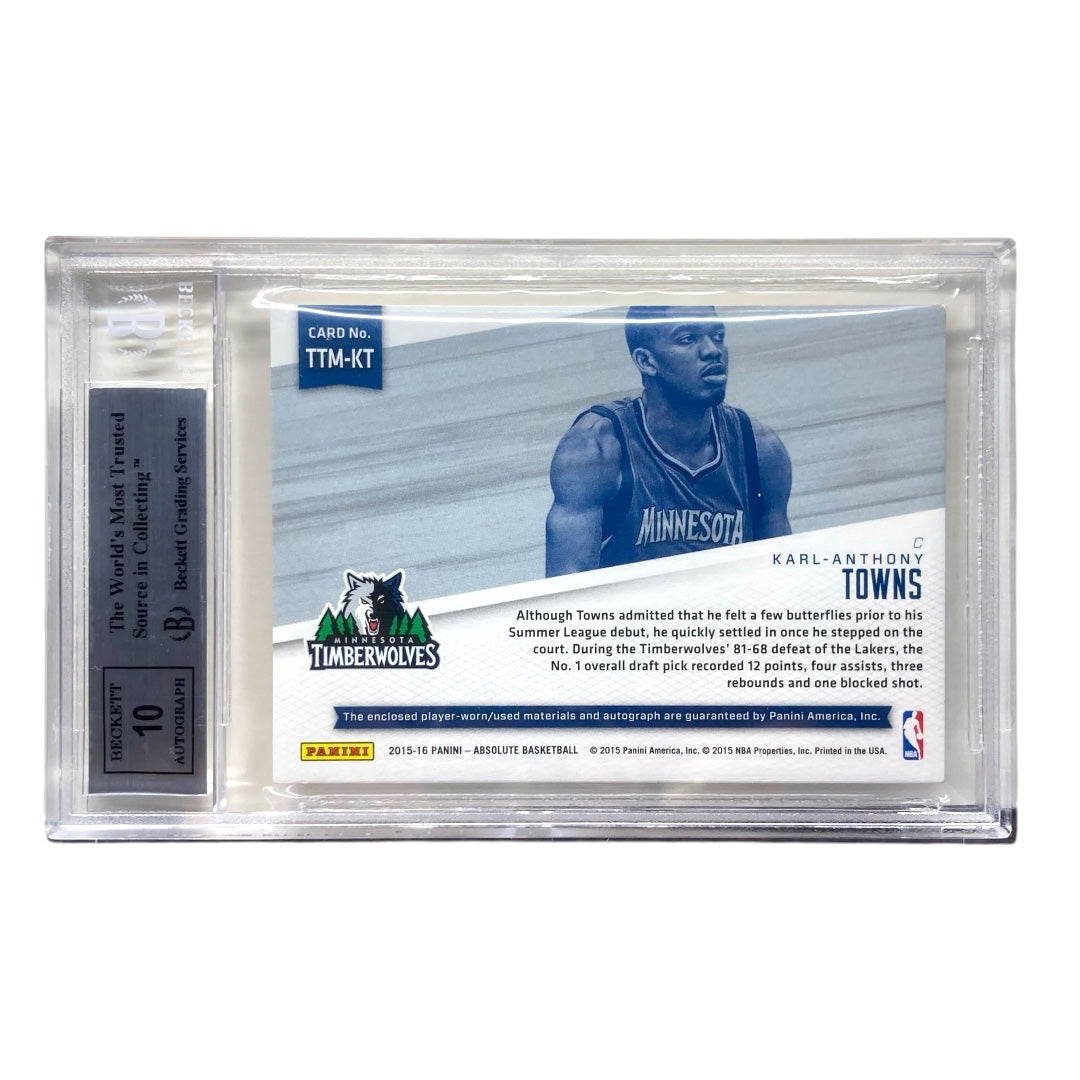 PANINI NBAカード ABSOLUTE KARL-ANTHONY TOWNS TIMBERWOLVES 22/25 #TTM-KT 中古 IT2