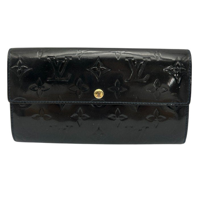 LOUIS VUITTON ルイヴィトン ヴェル二 ポルトフォイユ・サラ 長財布 M90080 ブランド ブラック レディース ホック 中古 W４