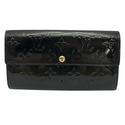 LOUIS VUITTON ルイヴィトン ヴェル二 ポルトフォイユ・サラ 長財布 M90080 ブランド ブラック レディース ホック 中古 W４