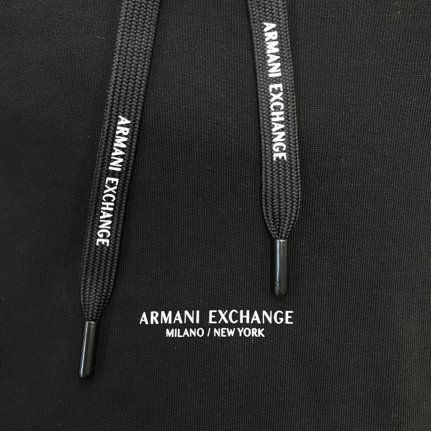 ARMANI EXCHANGE アルマーニエクスチェンジ パーカー メンズ コットン スウェット フーディ ロゴ バックプリント ブラック Mサイズ 8NZM94 ZJKRZ 中古 T1