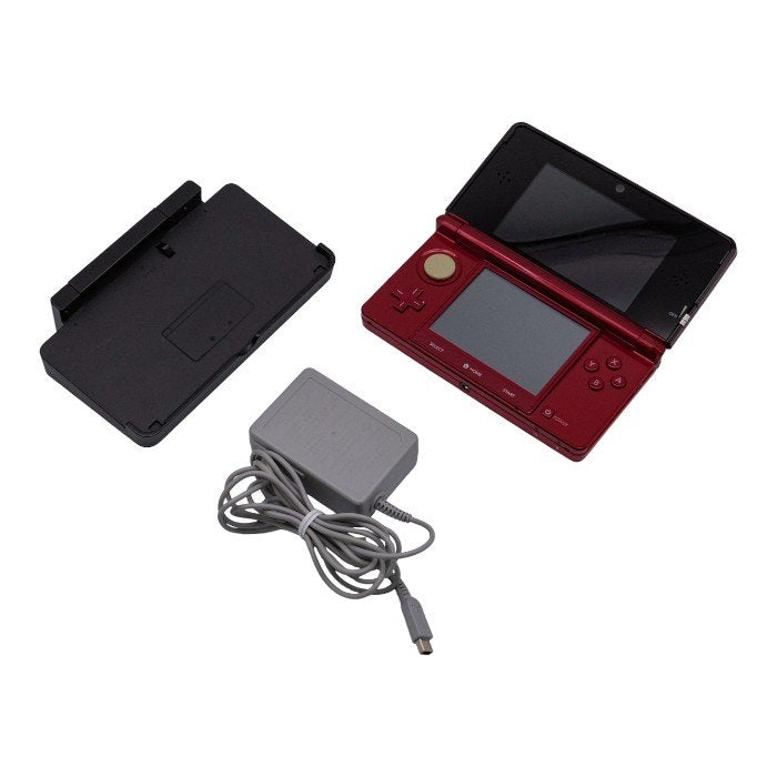 任天堂 ニンテンドー3DS フレアレッド CTR-001(JPN) 中古 a1