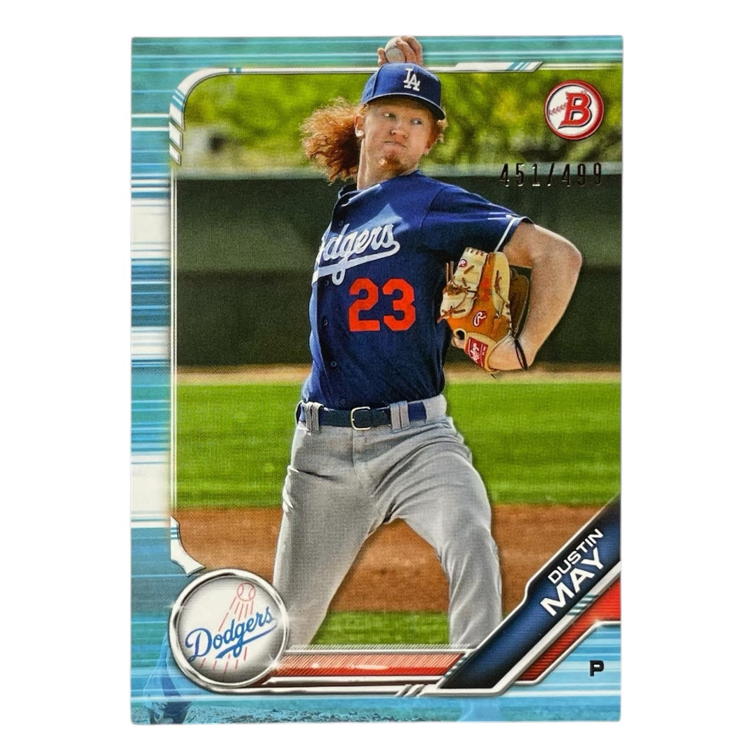 TOPPS MLBカード BOWMAN DUSTIN MAY LOS ANGELES DODGERS /499 #BP-80 中古 IT2