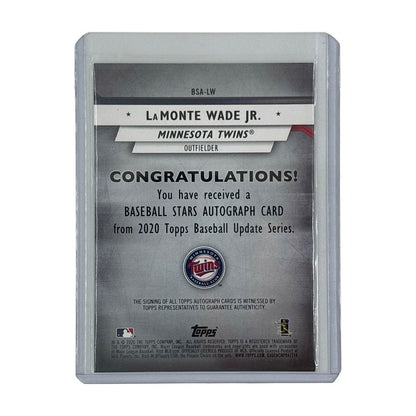 TOPPS MLBカード UPDATE SERIES LAMONTE WADE JR. MINNESOTA TWINS #BSA-LW 中古 IT1