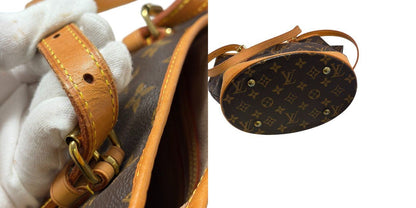 LOUIS VUITTON ルイヴィトン バケットPM モノグラム M42238 ポーチ付き ブランド レディース トートバッグ 鞄 中古 W1