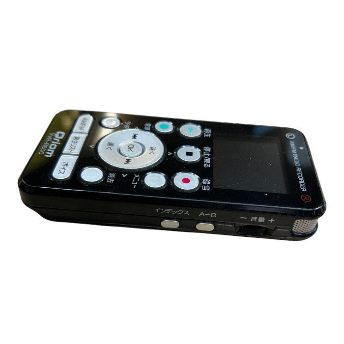 山善 YAMAZEN キュリオム AM/FM ラジオボイスレコーダー YVR-R600 ブラック ラジオ FM AM 録音 家電 中古 W４