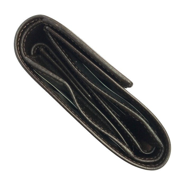 FENDI フェンディ 財布 レディース ズッカ柄 3つ折り 小銭入れ 定期入れ ブラウン 30858 中古 T1