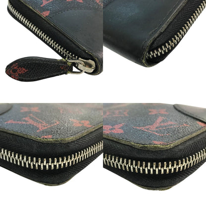 LOUIS VUITTON ルイヴィトン モノグラム アンフラルージュ ジッピーウォレット 長財布 メンズ ラウンドファスナー ジップ 小銭入れ付き ブラック M60974 中古 T1