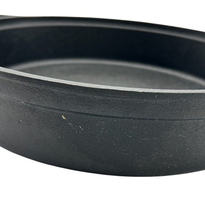 OIGEN 南部盛栄堂 南部鉄器 すき焼きぎょうざ鍋 26cm CA-004 鍋 調理器具 すき焼き鍋 ガス IH 直火 中古 W４