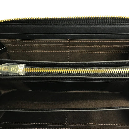 russet ラシット 長財布 レディース ラウンドジップ ファスナー 三層式小銭入れ 収納大 グレー SO-348 中古 T1