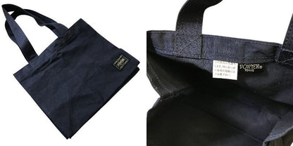 PORTER ポーター トートバッグ ネイビー 鞄 メンズ レディース 大きめ ミニバッグ付 中古 WK1