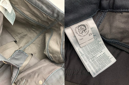 DIESEL D-PLATA JOGG ディーゼル ボーイフレンド ストレッチ ジョグジーンズ D-PLATA-SP1-NE 23インチ レディース 中古 D4