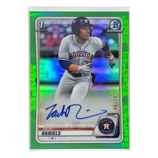 TOPPS MLBカード BOWMAN CHROME 1ST ZACH DANIELS HOUSTON ASTROS /99 #CDA-ZDA 中古 IT1