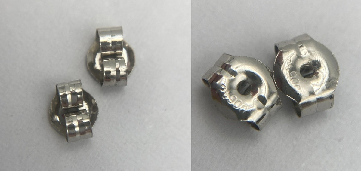 Pt900 1Pダイヤ 0.15ct ピアス 中古 D4