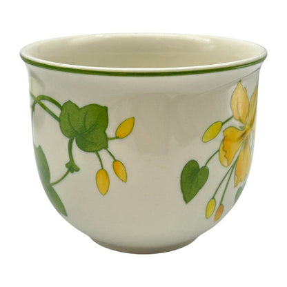 ビレロイ&ボッホ VILLEROY&BOCH ゼラニウム カップ&ソーサー ペア 洋食器 花柄 おしゃれ 中古 W1