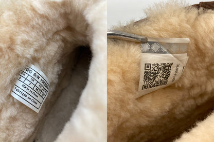 UGG CLASSIC MINI DECO アグ クラシックミニ デコ ムートンブーツ 1003945 サイズ26cm 中古 D4