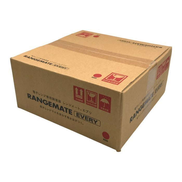 電子レンジ専用調理器 レンジメート エブリ RANGEMATE EVERY レッド 炒める/炊く/茹でる/煮る 中古 T1