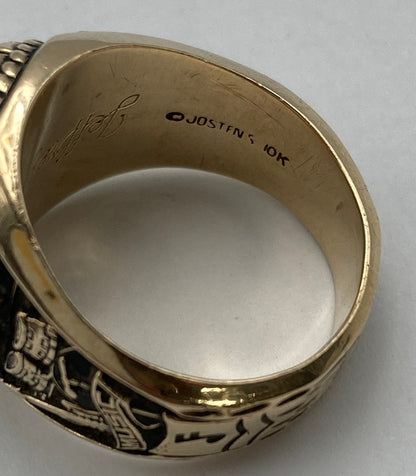 JOSTENS ジャスティンズ VIDOR HIGH ビダー・ハイスクール 1988年 カレッジリング 20号 合金 中古 D4