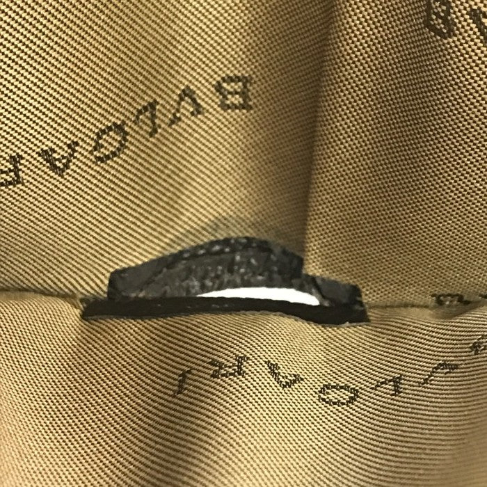 BVLGARI ブルガリ Hipster Large 2 Folds 財布 メンズ 二つ折り レザー 薄型 札入れ シンプル ブラウン 中古 T1