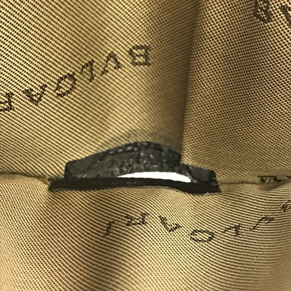 BVLGARI ブルガリ Hipster Large 2 Folds 財布 メンズ 二つ折り レザー 薄型 札入れ シンプル ブラウン 中古 T1