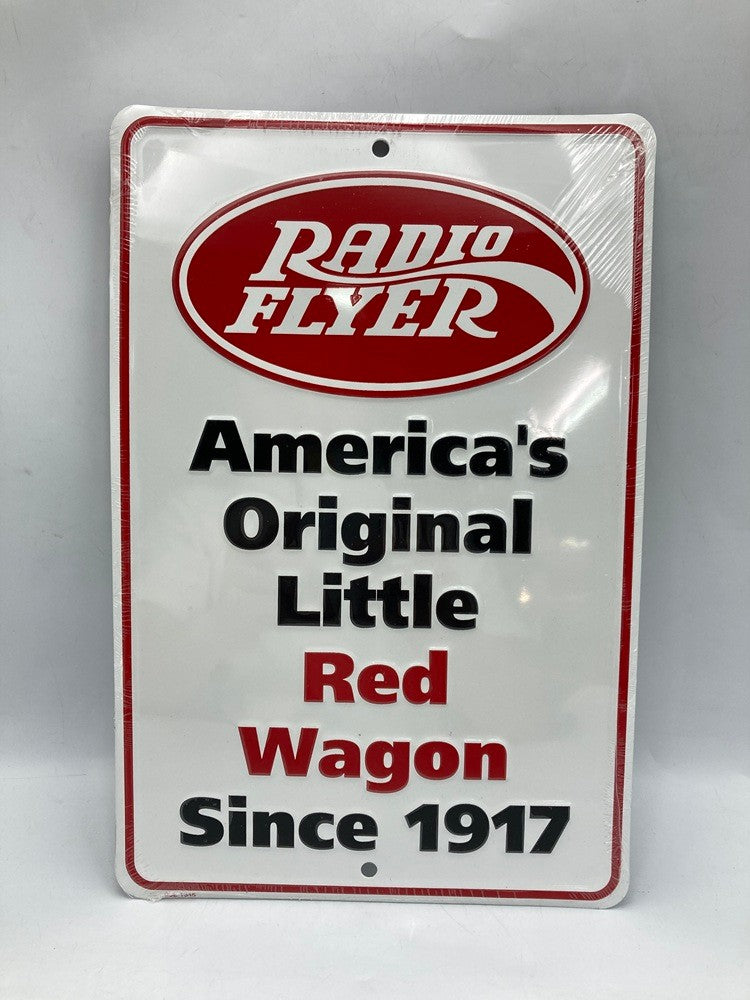 RADIO FLYER  ラジオフライヤー TIN SIGN 看板 プレート 中古 D4