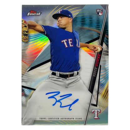 TOPPS MLBカード FINEST BROCK BURKE TEXAS RANGERS #FA-BBU 中古 IT2