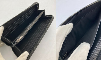 COACH コーチ エンボスド シグネチャー アコーディオン ジップウォレット CE551 長財布 メンズ 中古 D4